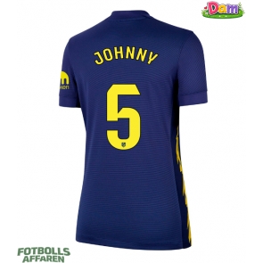 Atletico Madrid Johnny Cardoso #5 Bortatröja Kvinnor 2025-26 Kortärmad